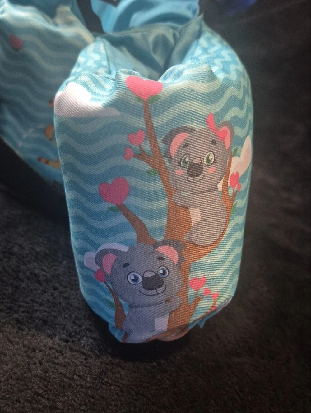 Kids Float Vest with Sea Animal Print - Blue